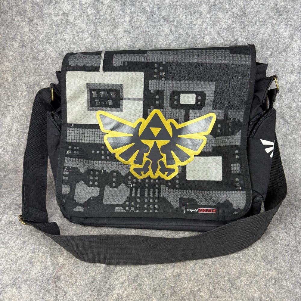 Legend‎ of Zelda Messenger Bag Adjustable Strap Shield Laptop Pockets